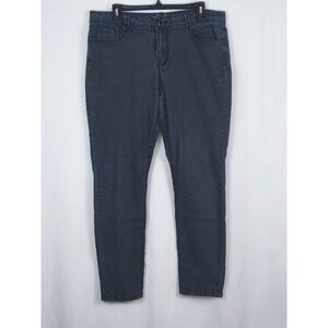 Revolt Women 14 Skinny Jeans Black Denim Stretch